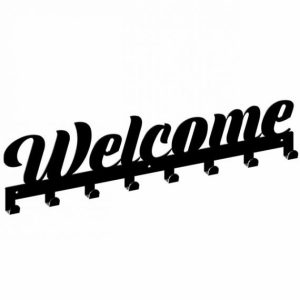 Fogas 2074 Welcome felirat matt fekete